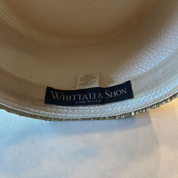 Whittall & Shon vintage hat, great shape, 22 inch diameter. So cool look great! - Picture 2 of 9